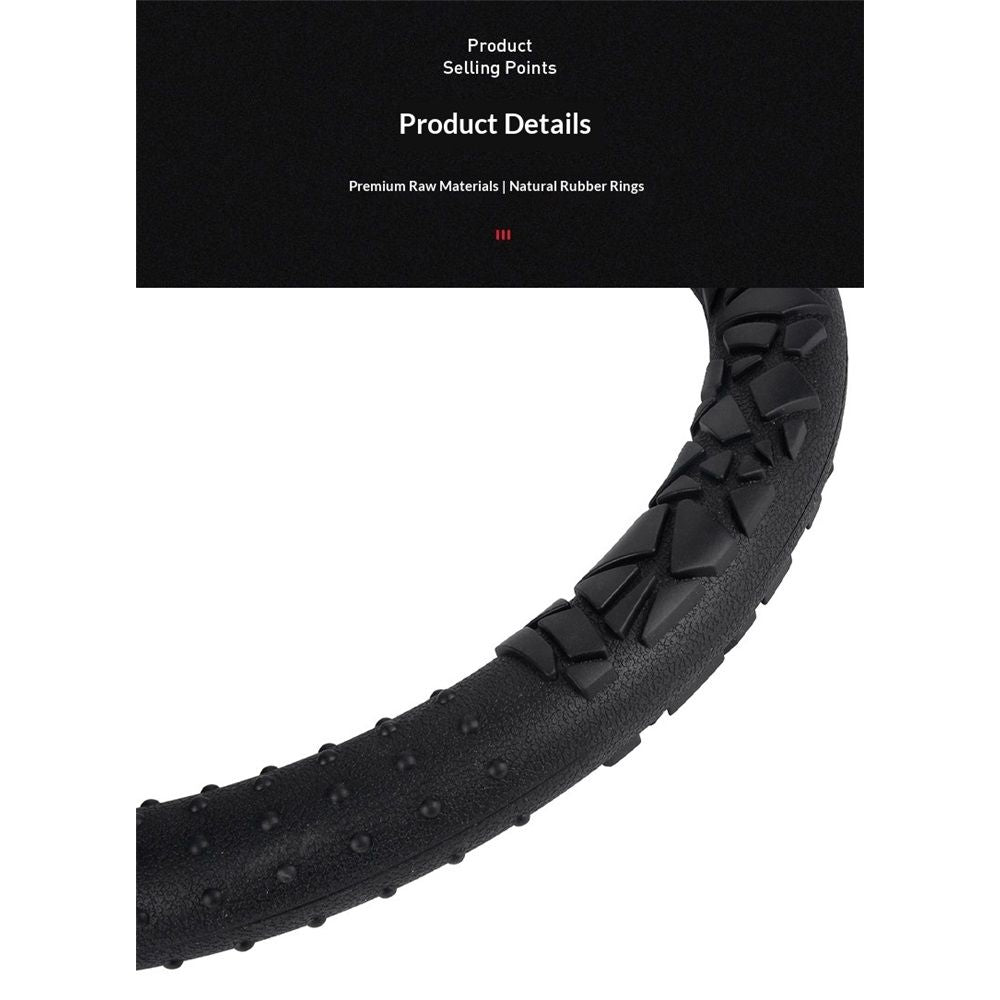 2 pack Car Steering Wheel Cover, Non-Slip Silicone Material, Multiple Color Choices, Cover, Suitable for Most Cars (Black) Kemu |Fashion Home Kitchen Beauty
