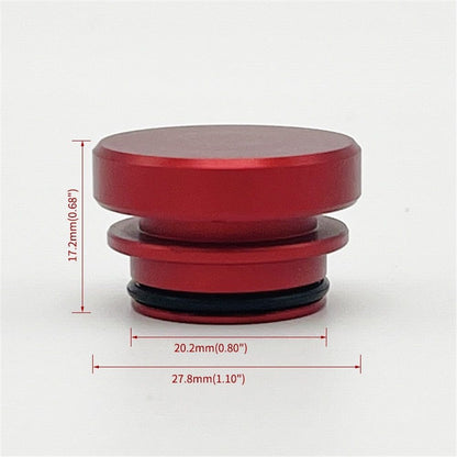 4 Pack Billet aluminum alloy Car Cigarette Lighter Plug Replacement, Eject Button FIRE Missile Button Universal Push Button Fits Most Automotive Vehicles (Red) Kemu |Fashion Home Kitchen Beauty