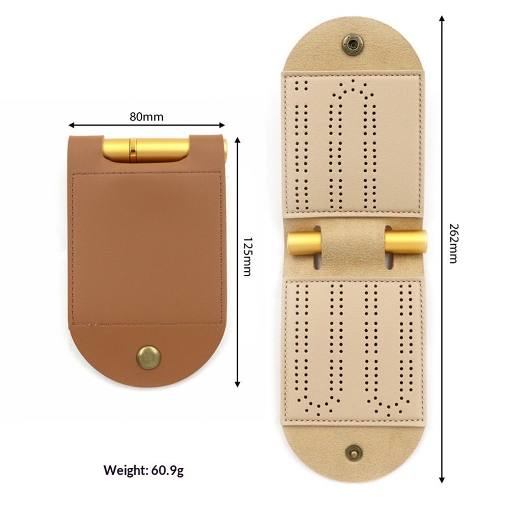 2 pack Travel Cribbage Board Game Set, Portable Cribbage Boards Unique Track Cribbage Board, Foldable PU Mini Cribbage Board Kemu |Fashion Home Kitchen Beauty