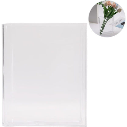 Clear Acrylic Book Vase for Flowers, Transparent Flower Vase for Home Decor, Simplicity Bookshelf Decor, Unique Stuff for Book Lovers (Clear) Kemu |Fashion Home Kitchen Beauty