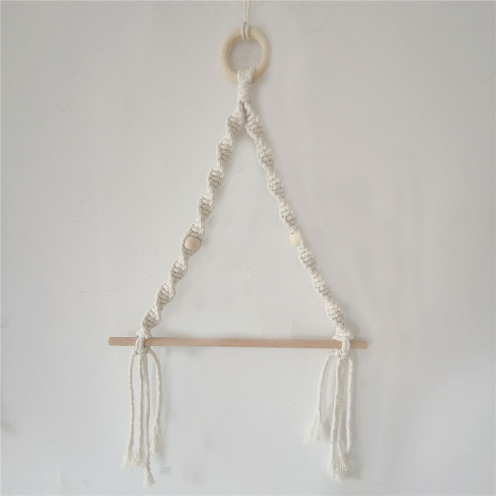 2 pack Paper Towel Holder - Paper Towel Hanging for Kitchen Bathroom, Kitchen, Washroom, Hand -Woven Home Decor Wall Hanging Shelf