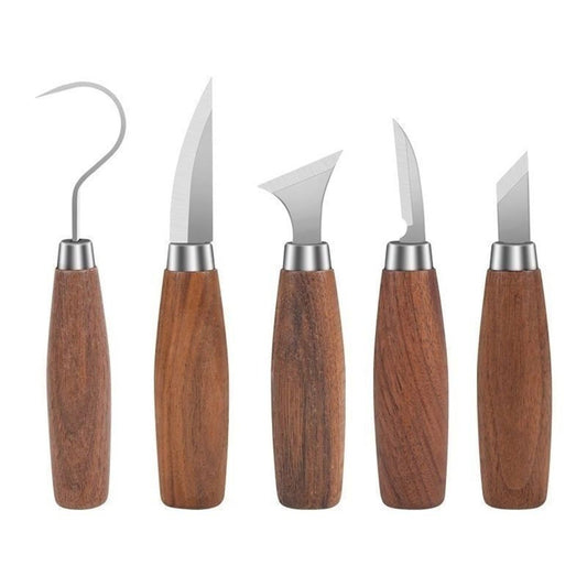 Wood Carving Kit Kit Wood Carving Tools Set for DIY Crafts for Wood DIY Beginners,Carving Kit for Beginners (Brown) Kemu |Fashion Home Kitchen Beauty