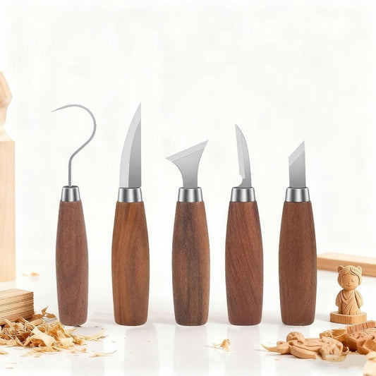 Wood Carving Kit Kit Wood Carving Tools Set for DIY Crafts for Wood DIY Beginners,Carving Kit for Beginners (Brown) Kemu |Fashion Home Kitchen Beauty