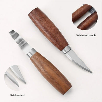 Wood Carving Kit Kit Wood Carving Tools Set for DIY Crafts for Wood DIY Beginners,Carving Kit for Beginners (Brown) Kemu |Fashion Home Kitchen Beauty