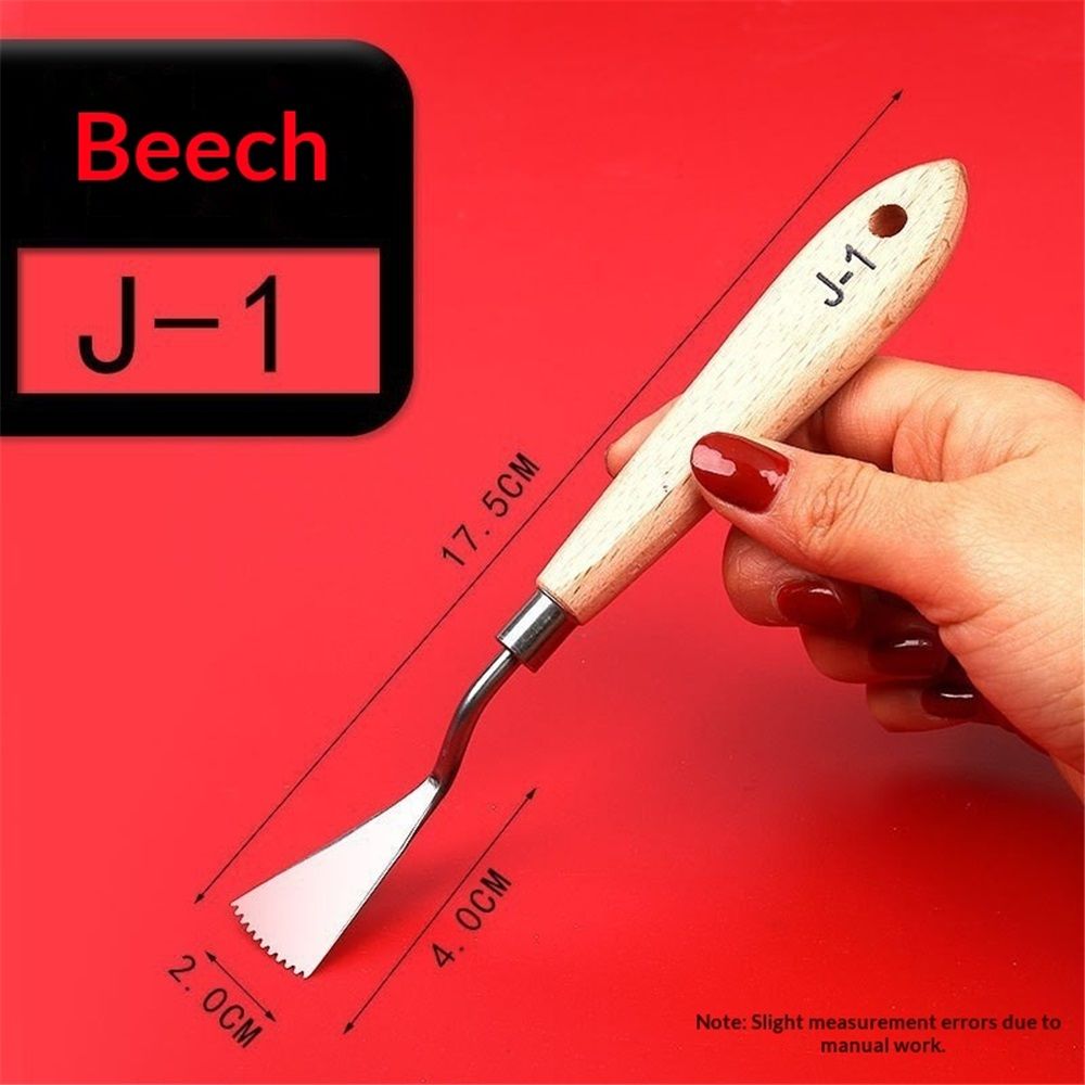 Paint Knife Set - 10pcs Stainless Steel Spatula Palette Knife Painting Tools Knives Wood Handle with Different Shapes and Sizes for Oil Painting, Acrylic Mixing Kemu |Fashion Home Kitchen Beauty