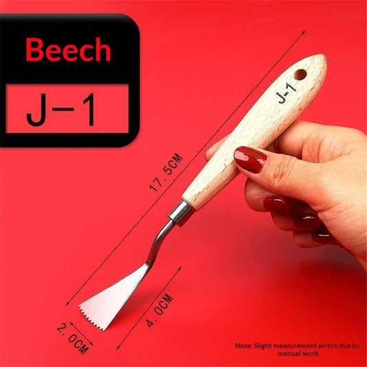 Paint Knife Set - 10pcs Stainless Steel Spatula Palette Knife Painting Tools Knives Wood Handle with Different Shapes and Sizes for Oil Painting, Acrylic Mixing Kemu |Fashion Home Kitchen Beauty