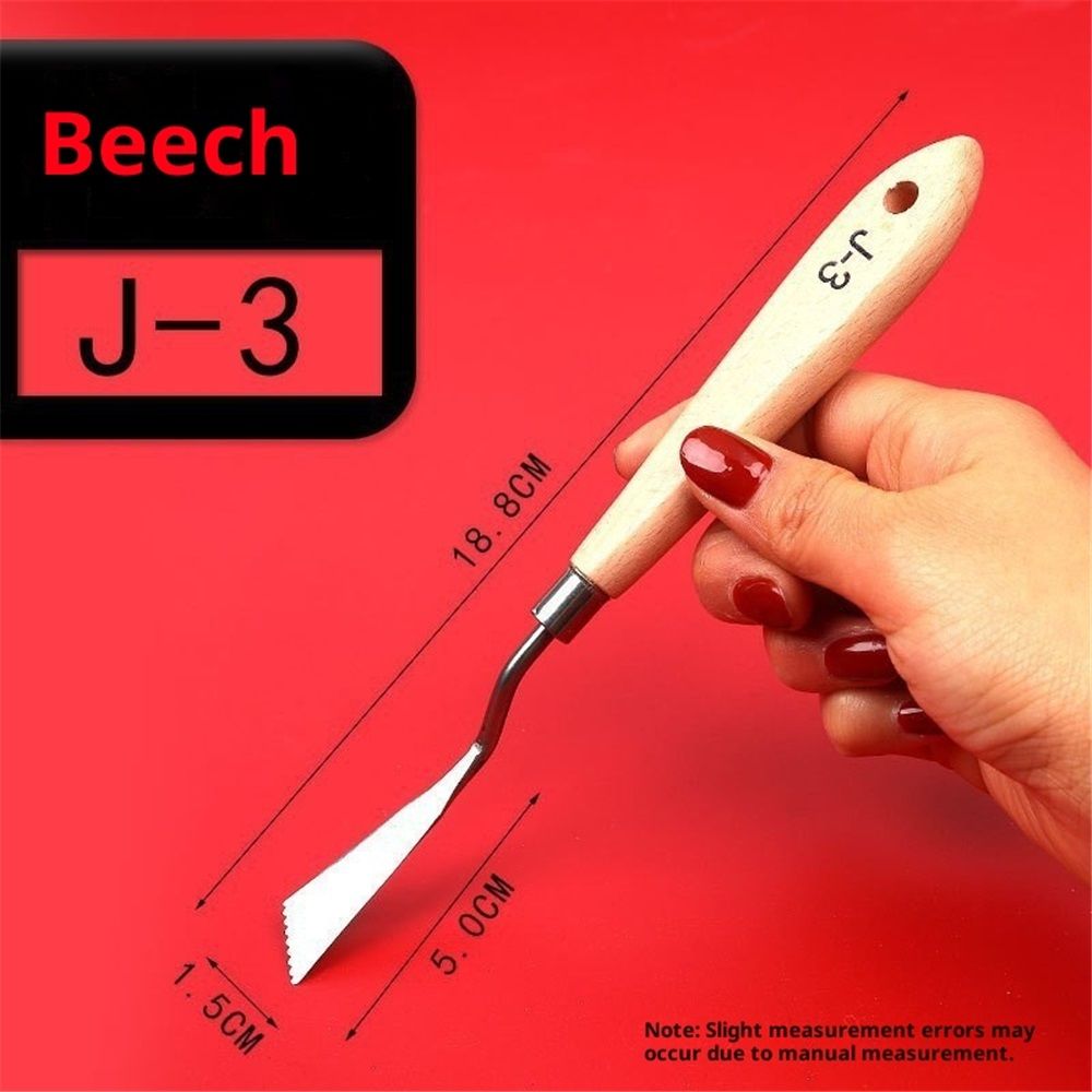 Paint Knife Set - 10pcs Stainless Steel Spatula Palette Knife Painting Tools Knives Wood Handle with Different Shapes and Sizes for Oil Painting, Acrylic Mixing Kemu |Fashion Home Kitchen Beauty