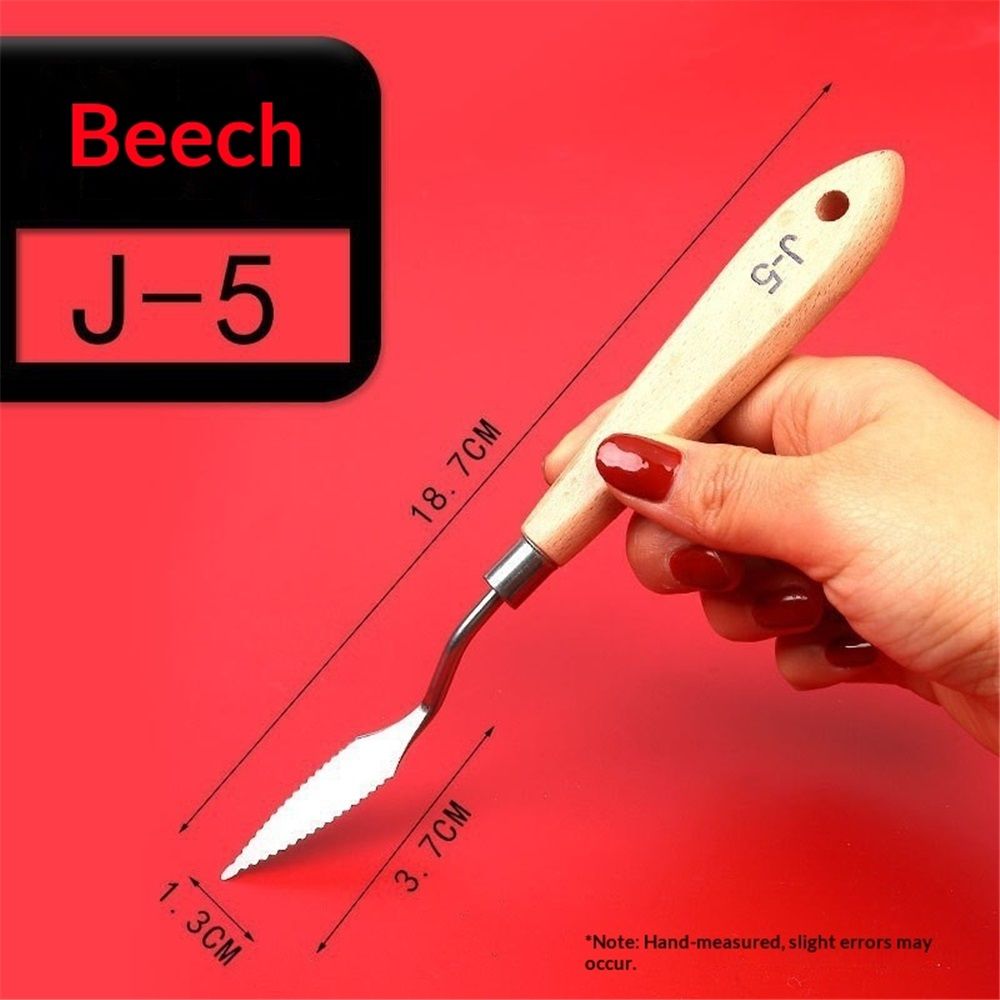Paint Knife Set - 10pcs Stainless Steel Spatula Palette Knife Painting Tools Knives Wood Handle with Different Shapes and Sizes for Oil Painting, Acrylic Mixing Kemu |Fashion Home Kitchen Beauty