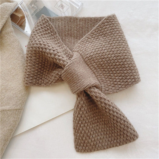 Winter Knit Warm Scarves Thick Scarf Cold Weather Soft Neck Warmer for Women Men, Shawl Neck Collar Breathable Warmer Cold Weather (khaki) Kemu |Fashion Home Kitchen Beauty