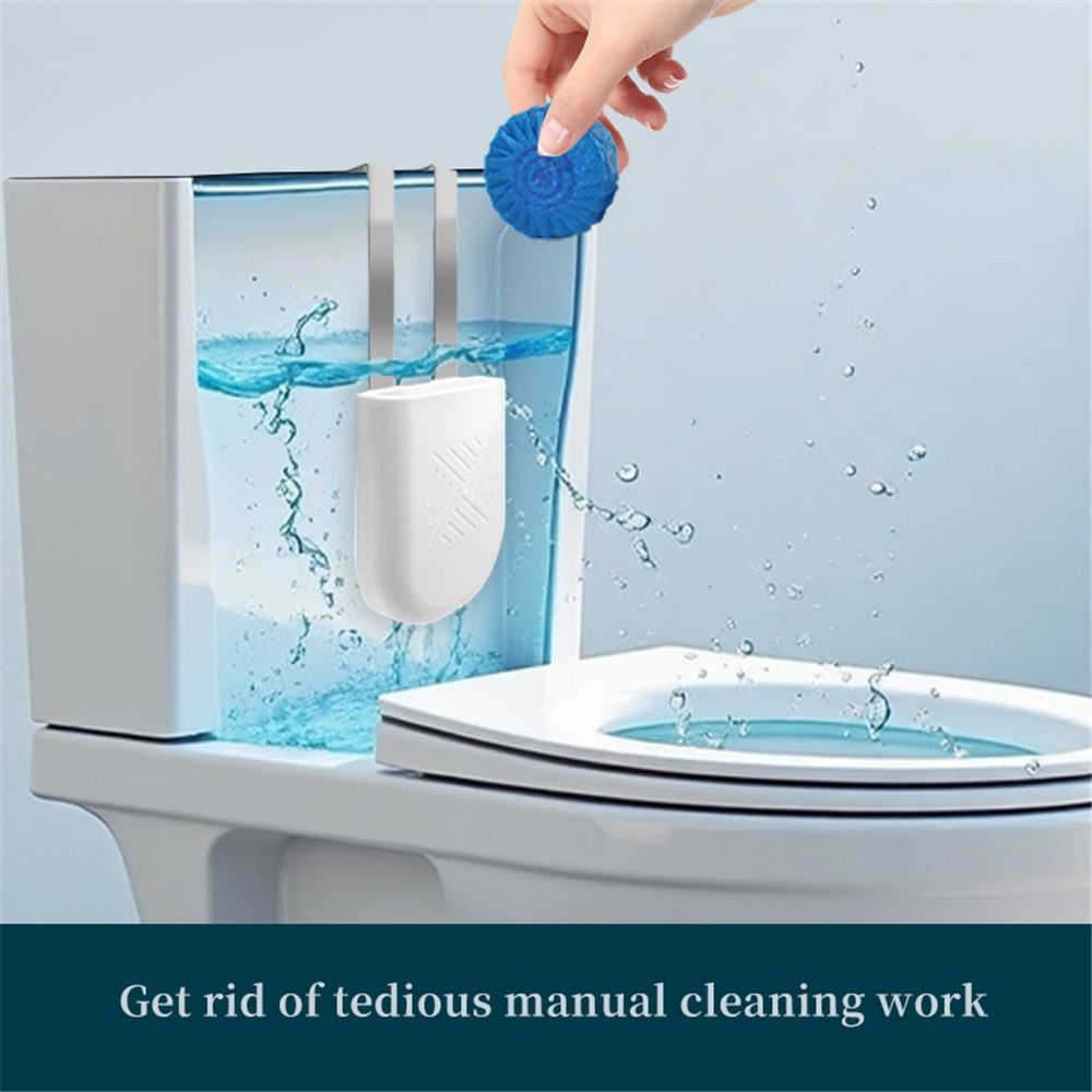 2Pcs Toilet Tank Cleaning Tablet Holder, Toilet Tank Bleach Tablet Bracket, Hanging Toilets Bowl Cleaner Carrier for Preventing Dissolved Residue From Polluting Water Tank Kemu |Fashion Home Kitchen Beauty
