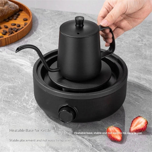 Gooseneck Pour Over Coffee Kettle 12 oz （350ml）Stainless Steel Hand Drip Long Narrow Spout  for Stove Top, black Kemu |Fashion Home Kitchen Beauty