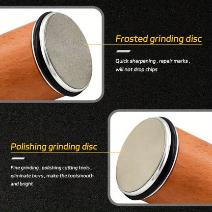 Knife Sharpener Tool - Rolling Knife Sharpener Kit with Diamond discs Angles 15° & 20°, Razor sharp Edges, Multipurpose Rolling Sharpener for Kitchen Knives, Chef's Knive Kemu |Fashion Home Kitchen Beauty