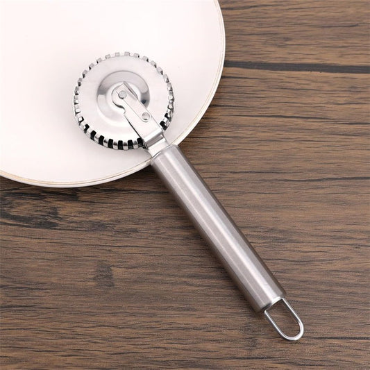 Ravioli Cutter with Stainless Steel Wheel, Ideal for Cutting, Sealing, and Crimping Pasta, Dough, pierogi and dumplings, multi pastry cutter, pastry cutter crimper Kemu |Fashion Home Kitchen Beauty