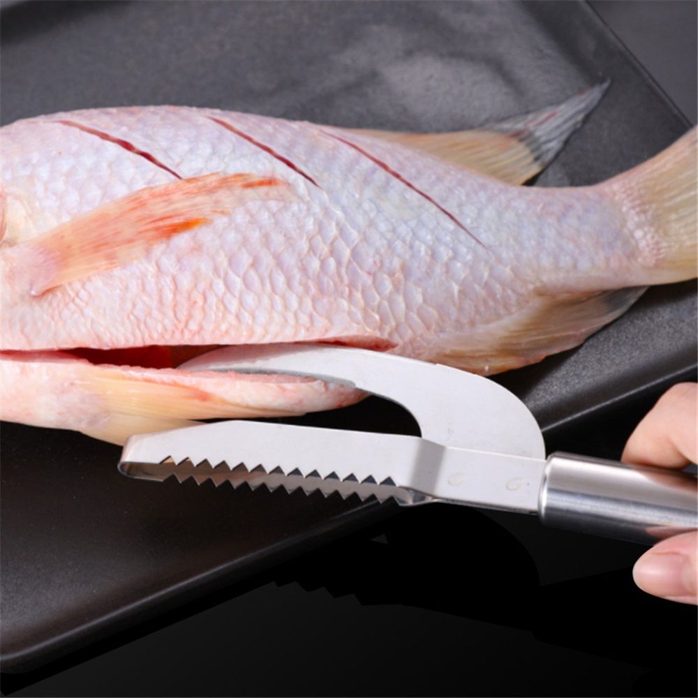 2 pack Stainless Steel Fish Maw Knife,3 In 1 Fish Maw Knife, Multifunction Fish Scale Knife fish scale remover Household Kitchen Fish Scale Tool Kemu |Fashion Home Kitchen Beauty