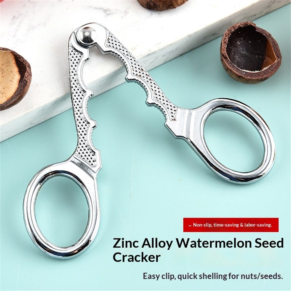 3 pack for Silver Nuts Pistachio Sheller Opener Kitchen Tools Nutcracker Multi-Function Walnut Pine Sheller Opener Nut Crackers Kitchen Utensils Kemu |Fashion Home Kitchen Beauty