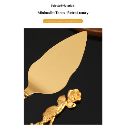 Cake Cutting Set for Wedding, Personalized Gold Cake Knife and Server Set, Custom Cake Serving Set, Engraved Pastry Pie Server Cake Pizza Cutter, Birthday Bridal Gift Kemu |Fashion Home Kitchen Beauty