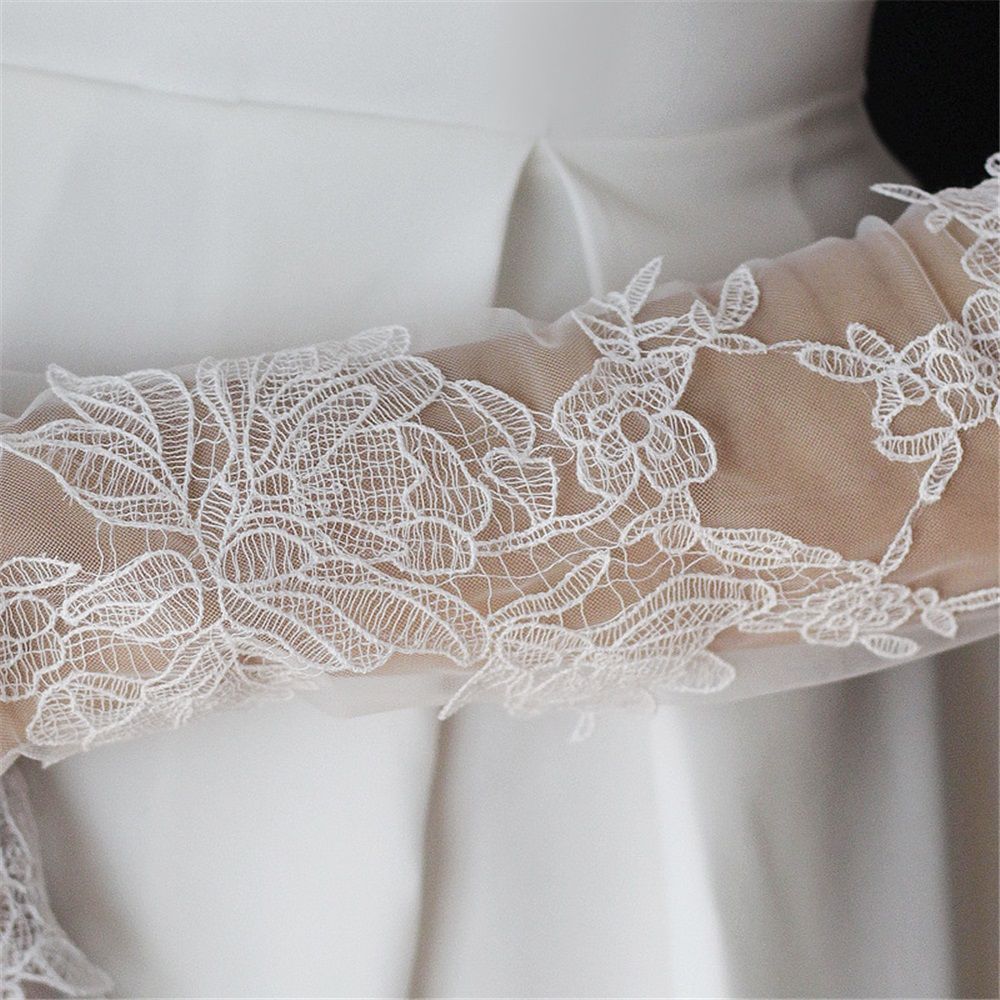 Women's Lace Fingerless Gloves Bridal Elbow Length Long Gloves Opera Evening Wedding Tea Party Prom Cosplay Kemu |Fashion Home Kitchen Beauty