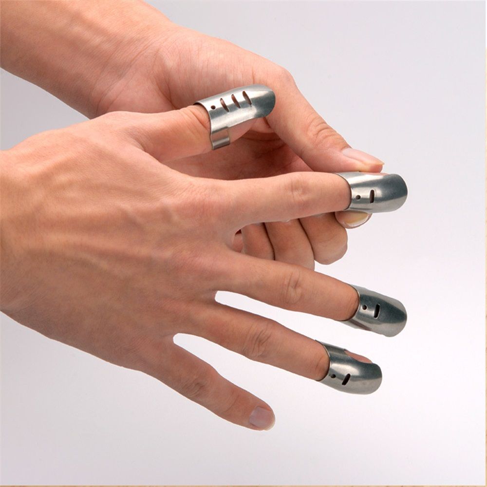 8 Pcs Finger Guards for Cutting, Knife Cutting Protector Finger Kitchen Tool Hand Guard Finger Protector Kitchen Finger Nail Protector Hand Cut Guard Kitchen Finger Cutting Protector Kemu |Fashion Home Kitchen Beauty