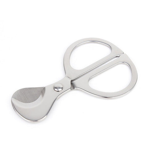 Cigar Scissors Cutter,Stainless Steel Guillotine Double Blade Straight Cut Scissors (Silver) for Cigars Kemu |Fashion Home Kitchen Beauty