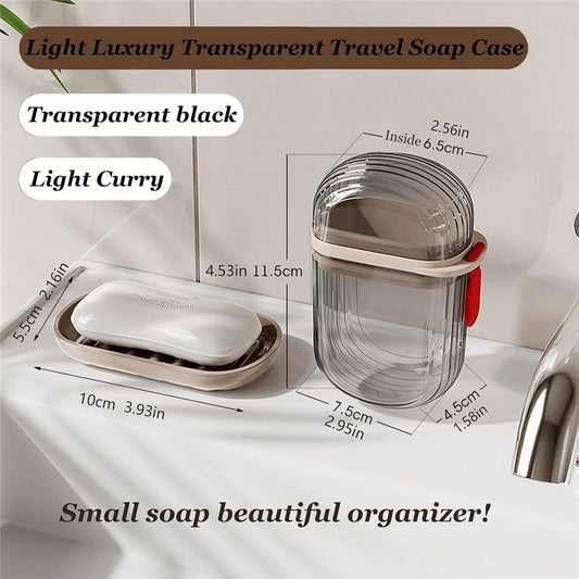 Travel Soap Case, Leakproof Soap Holder with Lid, Portable Bar Soap Holder for Traveling, Ideal for Bar Soap Storage During Travel, Camping, Gym Kemu |Fashion Home Kitchen Beauty