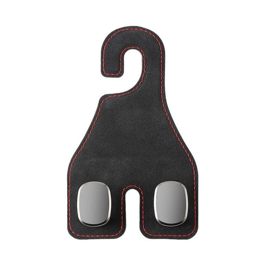 Car Seat Headrest Hooks - 2 Pack Universal Car Purse Hook, Car Bag Purse Holder with Double Hooks for Handbags, Grocery Bags, Bottles, Phones