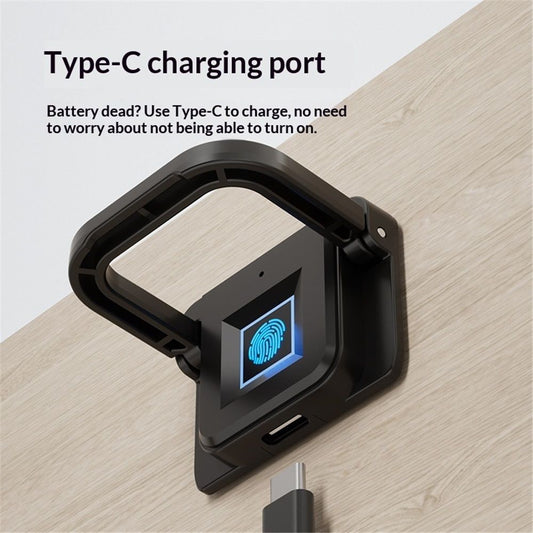 Mini Fingerprint Lock,Smart Electric Drawer Cabinet Lock,360° Fingerprint Recognition,USB Charging,Energy Saving and Low Power Consumption,Storing 20 Fingerprints Kemu |Fashion Home Kitchen Beauty