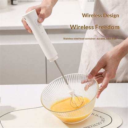 Rechargeable Milk Frother Handheld - Powerful Speed Motor,  - Drink Mixer for Latte, Cappuccino, Matcha & Protein Powder Kemu |Fashion Home Kitchen Beauty
