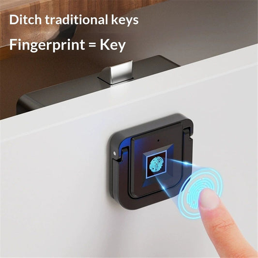 Fingerprint Cabinet Lock, Smart Biometric, Keyless Hidden, Child Safety Electric Lock,Storing 20 Fingerprints Kemu |Fashion Home Kitchen Beauty