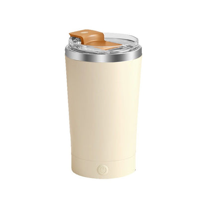 Self Stirring Coffee Mug With Lid Electric High Speed Self Stirring Mug 400ml Rechargeable Detachable Stainless Steel Self Stirring Cup for Coffee, Milk,(brown) Kemu |Fashion Home Kitchen Beauty