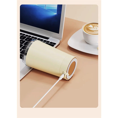 Self Stirring Coffee Mug With Lid Electric High Speed Self Stirring Mug 400ml Rechargeable Detachable Stainless Steel Self Stirring Cup for Coffee, Milk,(brown) Kemu |Fashion Home Kitchen Beauty