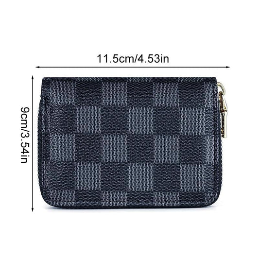 Blue Anti-Magnetic Card Wallet, Creative Multi-Slot Large Capacity Card Holder for Bank Cards, ID, Driver Licence & Business Cards Kemu |Fashion Home Kitchen Beauty