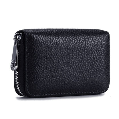 Men Women PU Leather RFID Blocking Card Wallet, Ultra Slim Portable Anti Demagnetisation Credit Card Holder, Mini Lightweight Card Case for Bank Cards ID Daily Carry Kemu |Fashion Home Kitchen Beauty