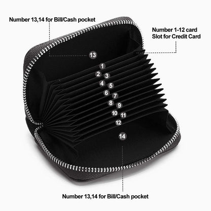Men Women PU Leather RFID Blocking Card Wallet, Ultra Slim Portable Anti Demagnetisation Credit Card Holder, Mini Lightweight Card Case for Bank Cards ID Daily Carry Kemu |Fashion Home Kitchen Beauty