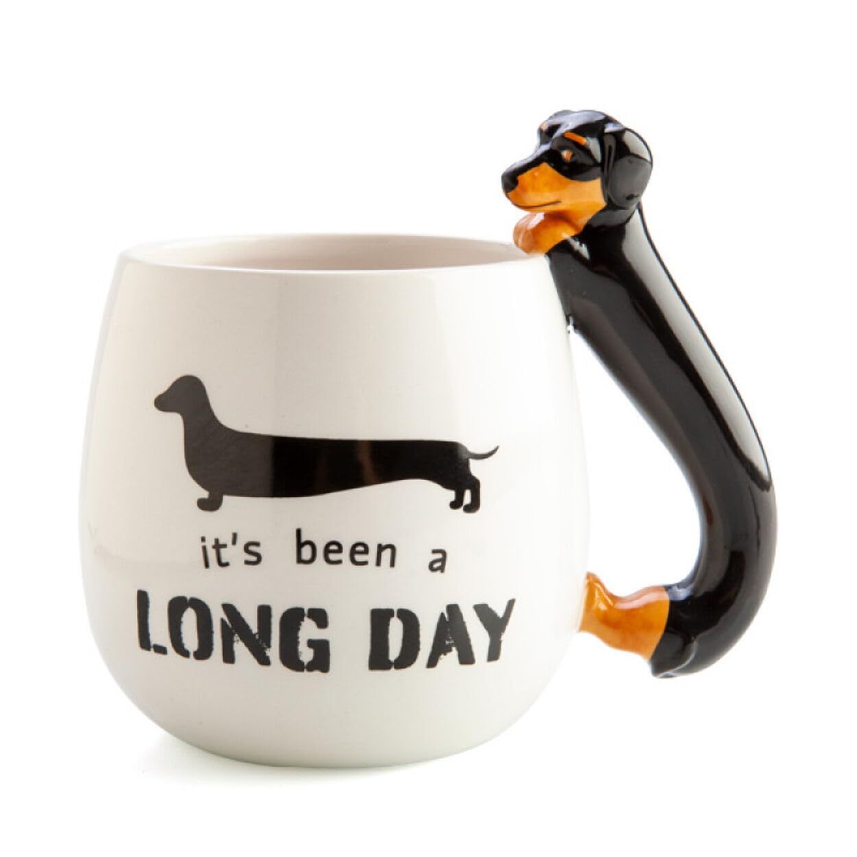 A 3D ceramic coffee cup with a novel dog head, a creatively hand-painted animal face tea cup, and a cute dog shaped drinking cup are ideal gifts for pet lovers to decorate their home kitchens Kemu |Fashion Home Kitchen Beauty