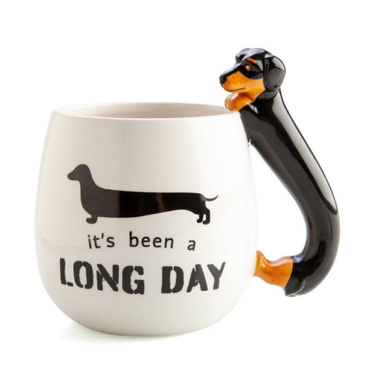 A 3D ceramic coffee cup with a novel dog head, a creatively hand-painted animal face tea cup, and a cute dog shaped drinking cup are ideal gifts for pet lovers to decorate their home kitchens Kemu |Fashion Home Kitchen Beauty