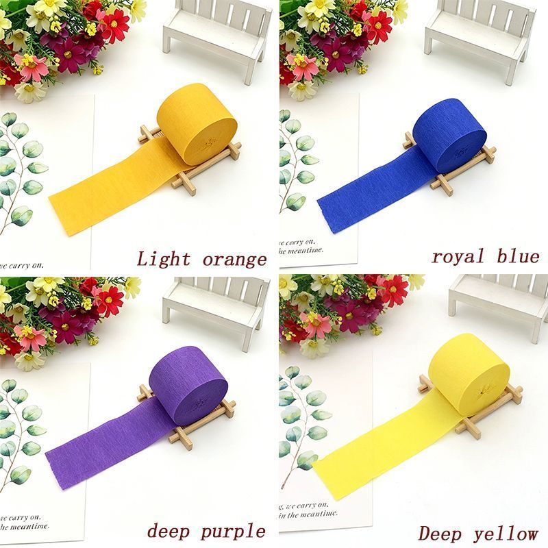 Colored Crepe Paper 19 Colors Set
