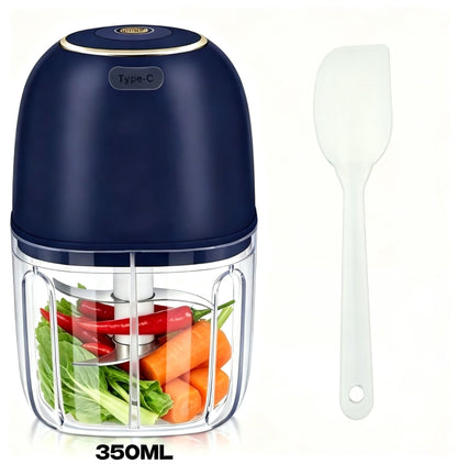 350ml Household Multifunctional Automatic Food Processor-blue Kemu |Fashion Home Kitchen Beauty