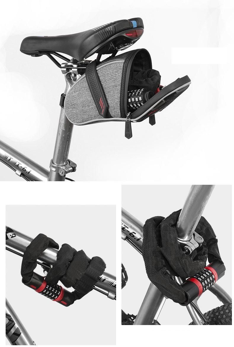 Bike Combination Lock - Black Grey, 1.5m Kemu |Fashion Home Kitchen Beauty