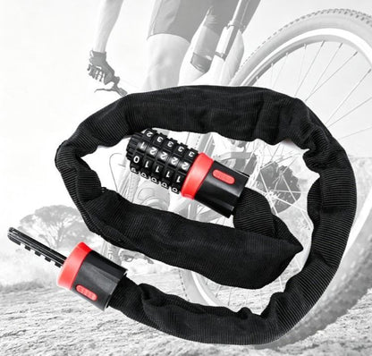 Bike Combination Lock - Black Red, 0.9m Kemu |Fashion Home Kitchen Beauty