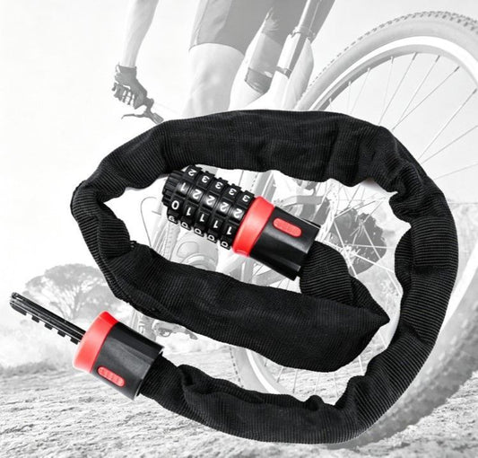 Bike Combination Lock - Black Red, 0.9m Kemu |Fashion Home Kitchen Beauty
