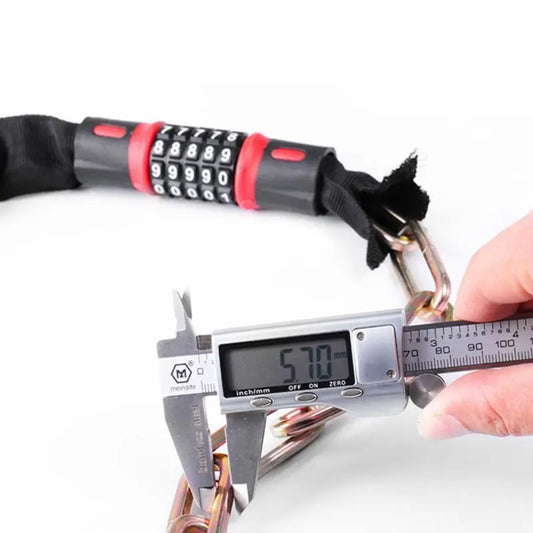 Bike Combination Lock - Black Red, 1.5m Kemu |Fashion Home Kitchen Beauty