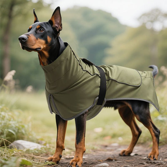Dog Winter Fleece-Olive Green XL Kemu |Fashion Home Kitchen Beauty
