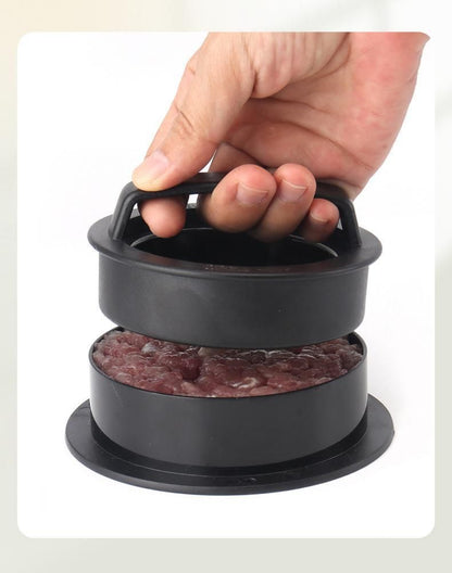 Hamburger Patty Press with 100 Pcs Silicone Paper & 3 Burger Clips