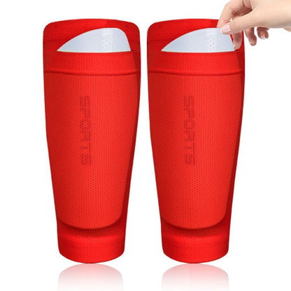 2 Pairs Soccer Shin Guard Sock White Size M Kemu |Fashion Home Kitchen Beauty