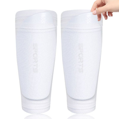 2 Pairs Soccer Shin Guard Sock Red Size L Kemu |Fashion Home Kitchen Beauty