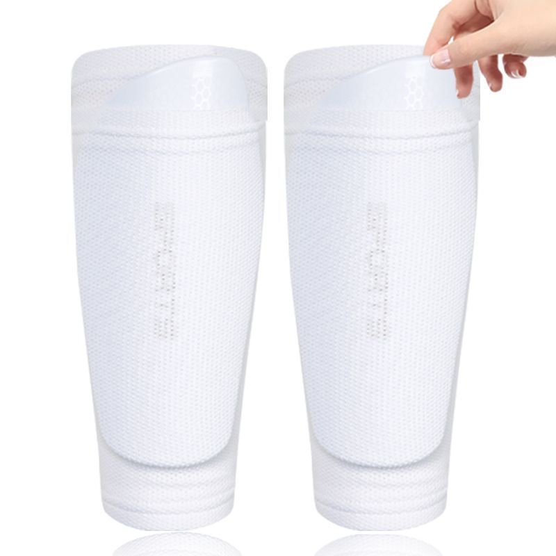 2 Pairs Soccer Shin Guard Sock Red Size M Kemu |Fashion Home Kitchen Beauty