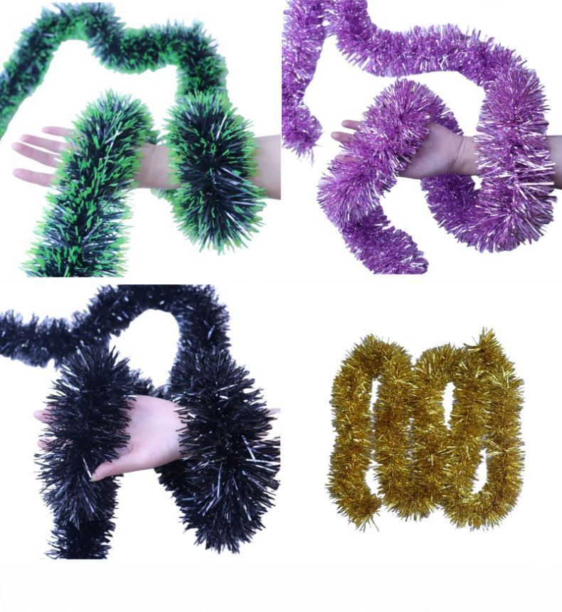 Thick Tinsel Garland 2M Party Decor Hot Pink 5pcs