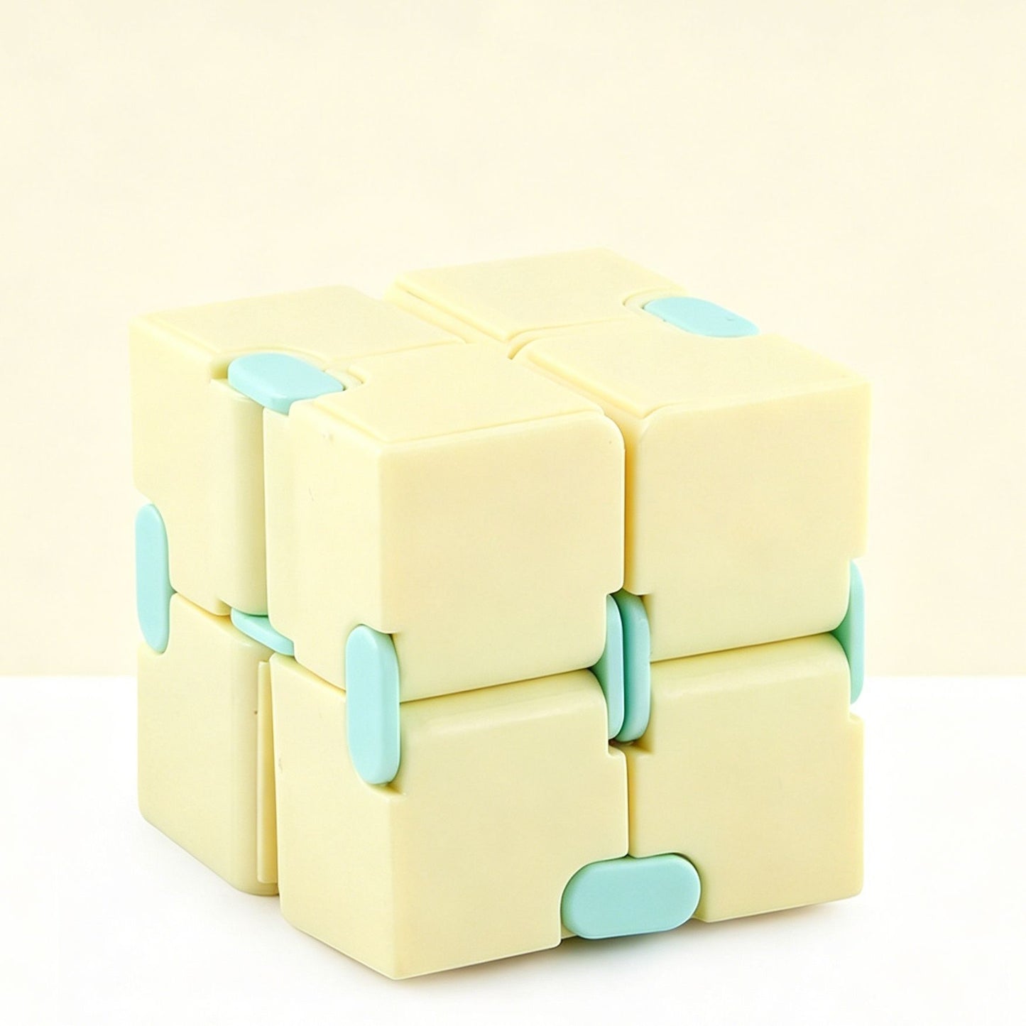2pk Pastel Green & Yellow Infinity Fidget Cube Kemu |Fashion Home Kitchen Beauty