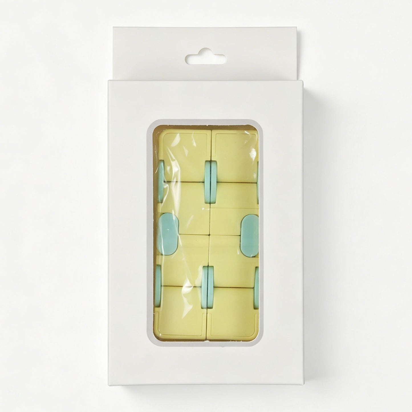 2pk Pastel Green & Yellow Infinity Fidget Cube Kemu |Fashion Home Kitchen Beauty