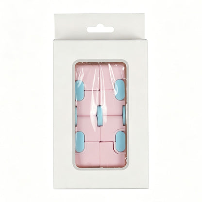 2pk Pastel Yellow & Pink Infinity Fidget Cube Kemu |Fashion Home Kitchen Beauty